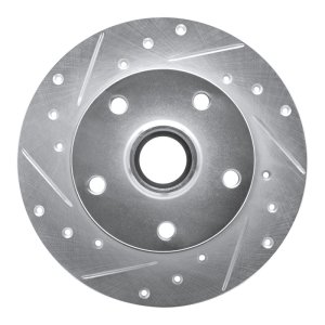 Audi A4 Brake Rotor (1) - Rear Left - R1 Concepts - Drilled & Slotted - Silver - `96-`08 Audi A4 Brake Rotor (1) - Rear Left - R1 Concepts - Drilled & Slotted - Silver - `96-`08